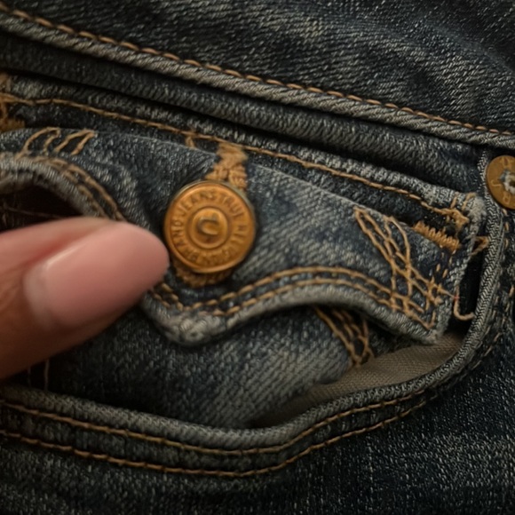 Medium Blue True Religion Low Rise Becky Bootcut jeans - Picture 10 of 11